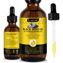 Uocasi Black Seed Oil, kalt gepresst, 100% rein & natürlich, Haarwachstum & Hautpflege, 2.02 Fl Oz