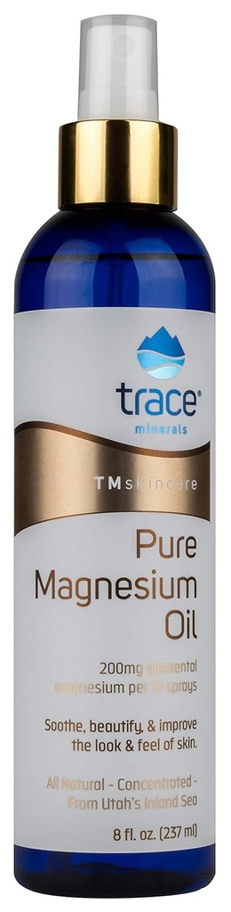 Reines Magnesium Öl Trace Minerals 8 oz Öl