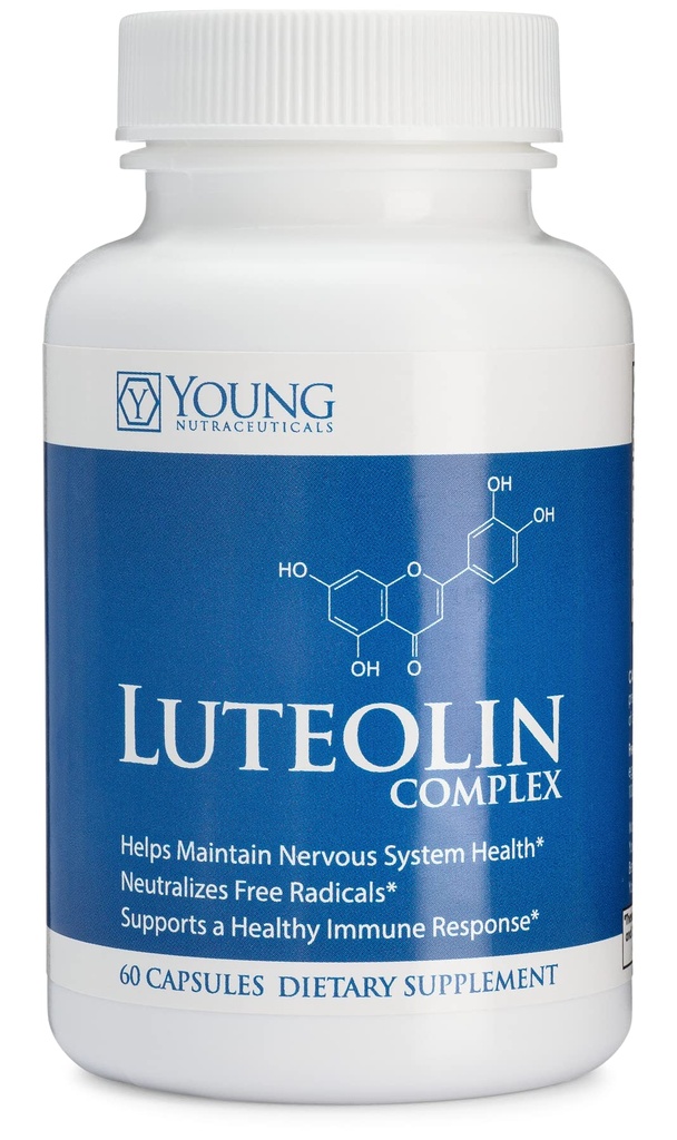 Mirica YoungNutra Luteolin Complex - Unterstützt eine gesunde Immunreaktion und hilft Nervous System Gesundheit* - 60 Kapseln