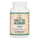 Türkei Tail Mushroom Supplement (120 Kapseln - 2 Monate Versorgung) (Coriolus Versicolor) Umfassende Immunsystemunterstützung, Non-GMO, Glutenfrei, Grown und Encapsulated in den USA von Double Wood