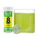 8Greens Supergreens Tablets | Super Greens Powder Superfood Tablet, Metabolism Immunity & Focus, Daily Greens Effervescent Tablets, Bio: Aloe Vera, Spirulina, Chlorella, Zitronenlime, 10 Servierungen