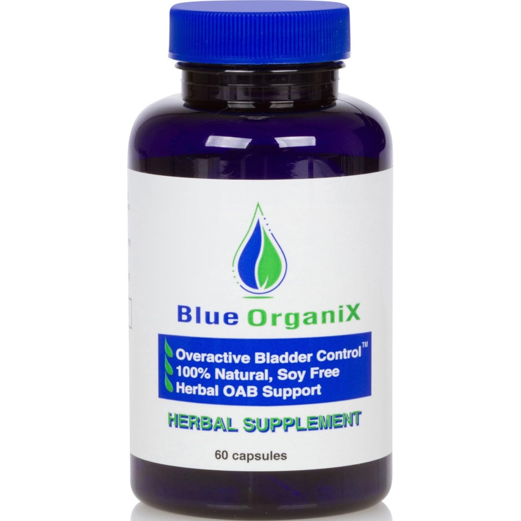 Overactive Bladder Control für Frauen und Männer Unterstützung, Häufige Urination, Nocturia oder Inkontinenz, 60 vegetarische Kapseln, 1 Flasche, Soy Free Pumpkin Seed Extract Supplement