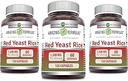 Erstaunliche Formeln Red Yeast Rice 1200mg Pro Servierkapseln Ergänzung | Non-GMO | Gluten Free | Made in USA (120 Count | 3 Pack)