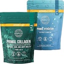 Primal Harvest Hydration Pulver & Collagen Pulver Ergänzungen für Männer, Bundle