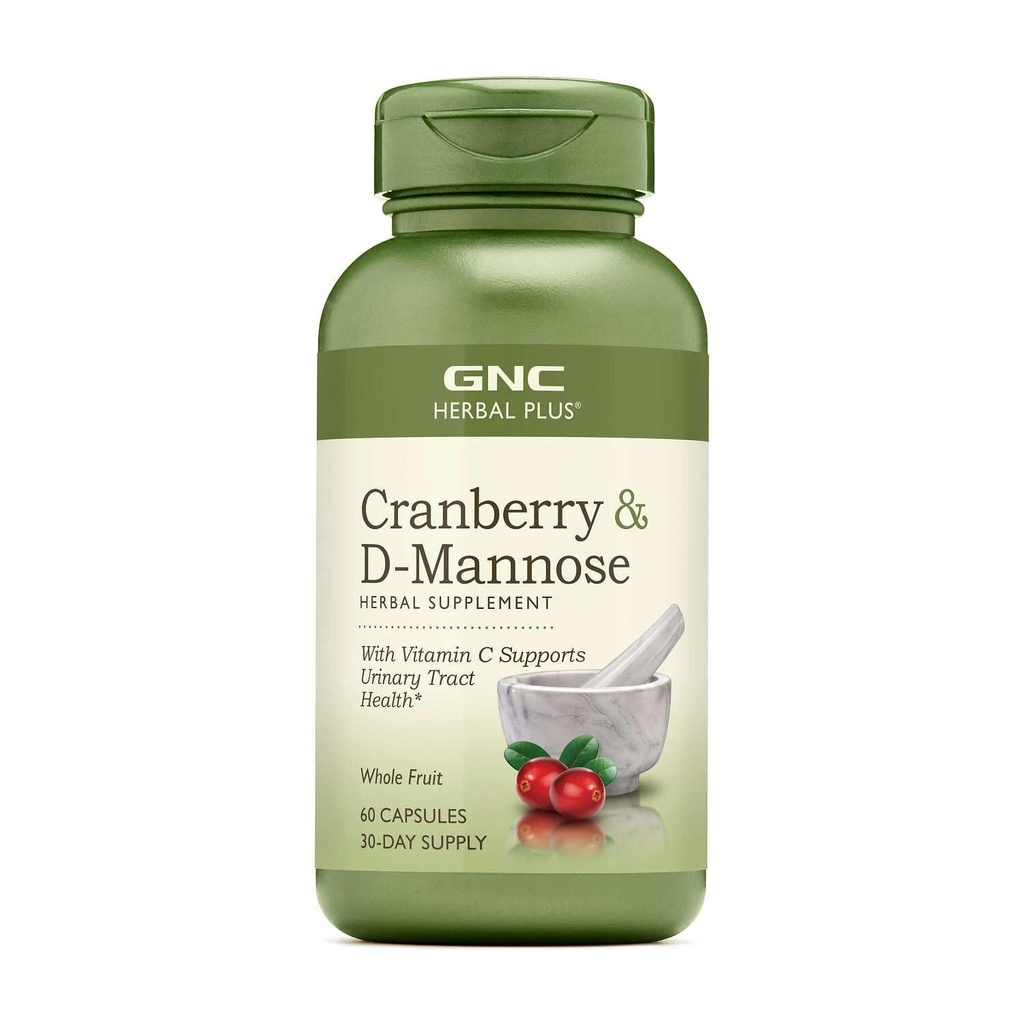 GNC Kräuter Plus Cranberry D-Mannose, 60 Kapseln