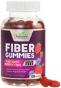 Fiber Gummis für Erwachsene, Sugar Free Daily 4g Gummy Fiber Supplement, Prebiotic Gummy Digestive Health Support - Plant Based Soluble Chews, Prebiotics unterstützt Regularity & Digestion - 120 Gummis