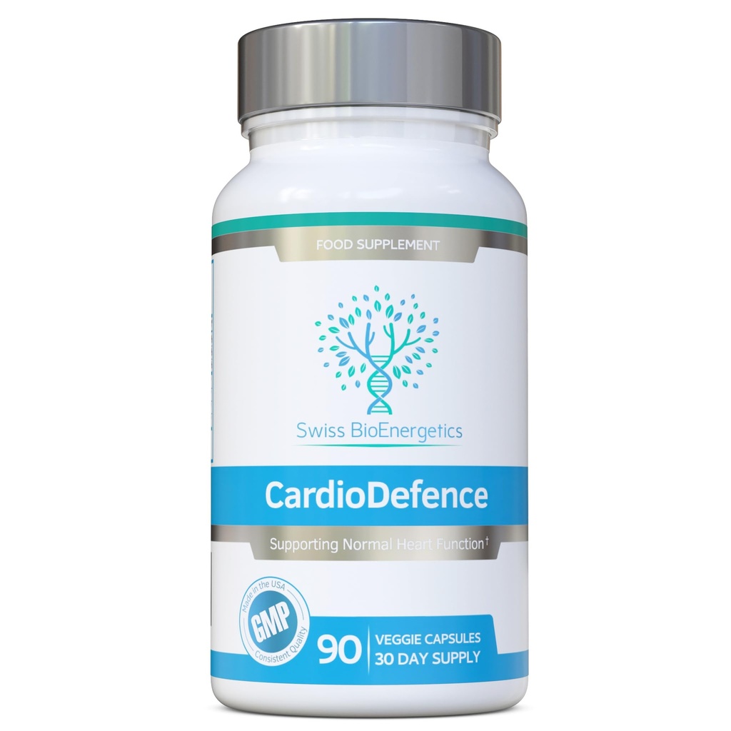 CardioDefence – 90 Kapseln – ein präzises Gleichgewicht von CoQ10, D-Ribose, Acetyl L-Carnitin, B Vitamine und MCT zur normalen Funktion des Herzens beitragen und Müdigkeit und Müdigkeit reduzieren