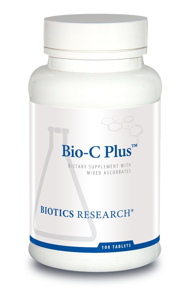 Biotics Research Bio C PlusTM liefert Vitamin C als gemischte Mineral Ascorbate mit Citrus Bioflavonoiden, SOD und Katalase, Vitamin C Plus Bioflavonoide, Potent Antioxidant, Immunsystem 100 Tabletten