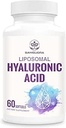 Liposomale Hyaluronsäure 1000mg, hohe BioverfügbarkeitHyaluronsäurekapseln, Nahrungsergänzungsunterstützung Haut und Knochen, 180 Kapseln (Pack von 3)