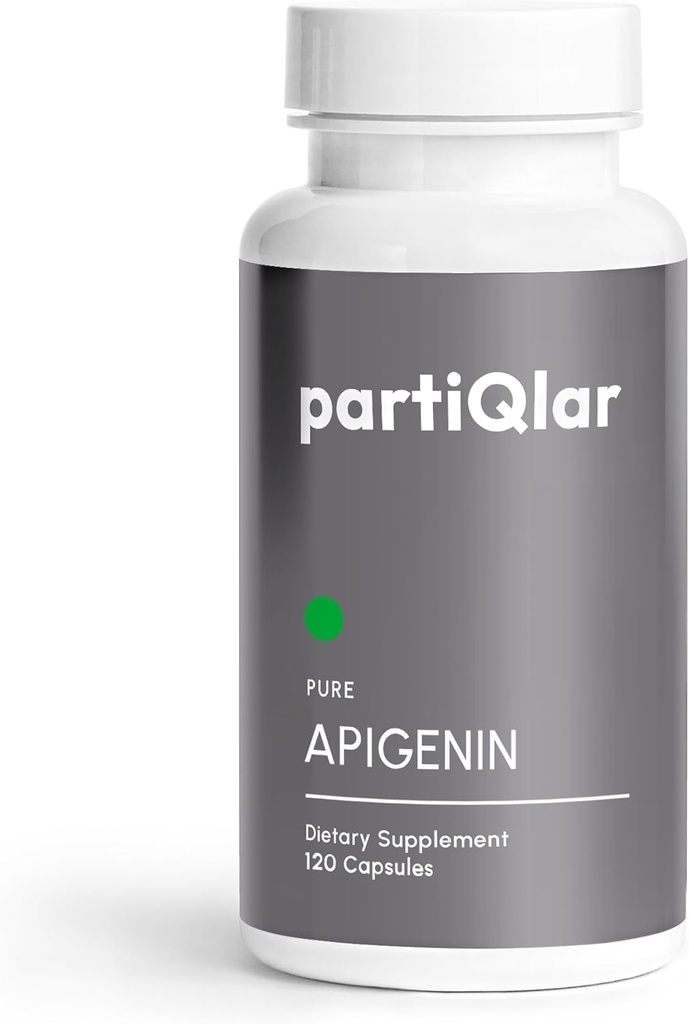Apigenin, 100mg pro Servierung, 60 Kapseln – Rein – 98,7% Stabilisiert – Aktive Bioflavonoide & Antioxidantien – Non-GMO