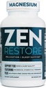 Nutrologie Zen wiederherstellen Magnesium-Ergänzung, 400mg Magnesium Malat pro Dosis mit Vitamin D3, L-Theanin, fördert Entspannung, Muskel-Recovery & Adrenal Health, hohe Absorptionsergänzung, 30 Portionen