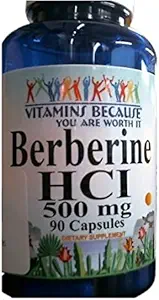 Vitamine Weil - Berberine 500mg - Herzgesundheit - 90 Kapseln