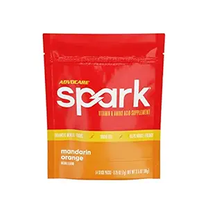 AdvoCare Spark - Energy Drink Mix - Vitamin & Amino Säure Supplement - Unterstützt Energie & Fokus* - Tragbare Immununterstützung* - Zuckerfrei - Mandarin Orange, 14 Stick Packs (3,5 oz)