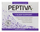 Peptiva 26 Billion CFU Probiotic und Sleep Support - Klinisch validiert Multi-Strain Probiotic - Lactobacillus und Bifidobacterium, Melatonin - 15 Count