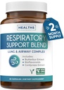 Atemberaubende Lung Health Supplement - belebende Lung Support Supplement hilft Clear Airways Mucus Entfernung und Saison oder Jahr Runde Detox - Vegan Kräuter Non-GMO Formel (2 Monate Versorgung)