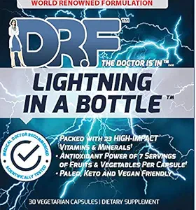 Lightning in a Bottle von Dr. Farrah World Renown Medical Doctor | 23 Hohe Wirkung Vitamine & Minerals | Antioxidante Leistung von 7 Portionen von Obst & Gemüse | Paleo, Keto, & Vegan freundlich