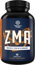 Post Workout Recovery ZMA Supplement - ZMA Ergänzungen für Männer und Frauen Muskel Erholung mit Zink Magnesium Vitamin B6 5HTP und BioPerine für verbesserte Absorption - Muskelwachstum Mineral Complex