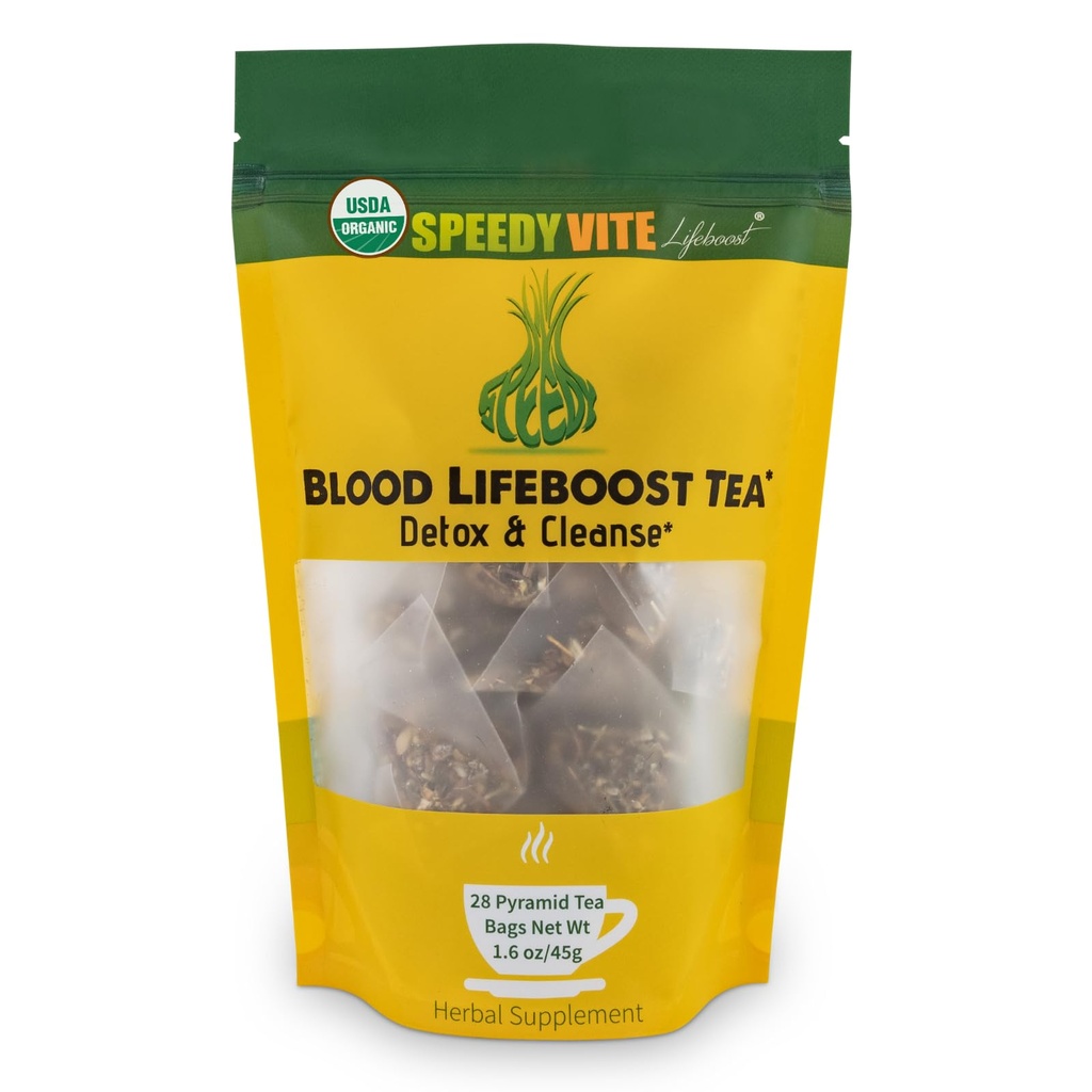 SpeedyVite® Blood Lifeboost Tea | Unterstützt die Entfernung von Abfällen aus Blutstrom* | Antioxidant Rich Immune Boosting* | Enthält Echinacea, Kamille und mehr
