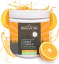 Mountain Peak Nutritionals Energy Formula - All in One Multi-Mineral Powder - Komplette Ernährung, Vitamin, Mineral und Elektrolyt-Ergänzung für Männer und Frauen - Orange Flavor (255g, 30 Portionen)