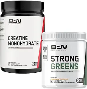 BARE PERFORMANCE NUTRITION BPN Kreatin Monohydrat & Strong Greens Bundle
