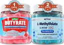 Butyrate mit Probiotic + Prebiotic + Postbiotic, L-MethylFolate 15mg Gummies