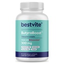 BESTVITE ButyraBoost 300mg Tributyrin Complex (60 Vegetarische Kapseln) - No Stearates - Vegan - Non GMO - Glutenfrei - Butyrate Gut Health Supplement