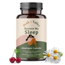Peak + Valley Natural Sleep Aid for Adults - 60 Capsules for Deep Sleep - 3 mg Melatonin, L Theanine, Chamomile, Ashwagandha - Natural Herbal Sleeping Pills - Extra Strength Calming Sleep Aid
