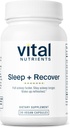 Vital Nährstoffe Schlaf + Erholung - Vegan Ergänzung - Schlafunterstützung - Melatonin, Ashwagandha & L-Theanine - Gluten, Dairy & Soy kostenlos - 30 Kapseln