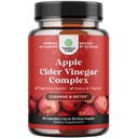 Apple Cider Essig Kapseln reinigen - ACV Cleanse und Detox Pillen für Gut und Verdauungsgesundheit mit Slimming Cayenne - Extra Strength ACV Kapseln für Gut Cleanse und Vollkörperentgiftung (30 Portionen)