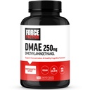 FORCE FACTOR DMAE Ergänzung für Konzentration, Fokus und gesunde kognitive Funktion, Gehirnergänzung & Neurotransmitter Unterstützung, Vegan, Non-GMO, 100 Kapseln