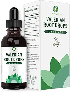 Valerian Root Liquid Drops Valerian Root Extract Liquid Valeriana officinalis, Kräuterergänzung,Support Schlaf, Ruhe und Stress Relief,1-Ounce