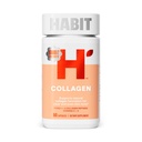 Habit Collagen Supplement (60 Kapseln) - New Look, 2000mg Collagen Peptide, Vitamin C & Vitamin E, Hautgesundheit, Antioxidantien, Non-GMO, Glutenfrei (1 Packung)