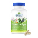 Ridgecrest Herbals EssentialEyes, Natürliche Augen-Vitamin-Ergänzungen, Enthält Lutein, Zeaxanthin, Bilberry-Extrakt, unterstützt Augen- und Sehgesundheit (120 Vegan Caps, 30 Serv)