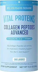 Vitalproteine Collagen Peptide Pulver, hydrolysierte Collagen Peptide Unflavored, Bundle 9.33oz (2 Pack)