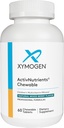 XYMOGEN Kinder ActivNutrients Kaubar - Mixed Berry Multivitamin für Kinder - Multi Vitamin Multimineral für Wellness + Immununterstützung - Chelat Mineralien + B Vitamine mit Folat (60 Tabletten)