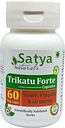 Trikatu Forte Kapseln 500 mg. 60 Veg. Kapsel | Trikatu (Pippali, Kali Mirch, Sonth) Extrakt Kapseln für Männer und Frauen | Ayurvedische Kräuterergänzung / Heilmittel | 10:1 Forte (1 Flasche 60 Kapseln)