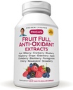 ANDREW LESSMAN Fruit Full Anti-Oxidant Extrakte 360 Kapseln - 14 natürliche Früchte und Beeren Extrakte. Bilberry, Cranberry, Grape Seed, Granatapfel, Resveratrol und mehr. Einfach zu Swallow Capsules
