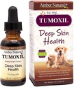 Amber NaturalZ Tumoxil Deep Skin Health Kräuterergänzung für Hunde und Welpen | Canine Kräuterergänzung für Haut und Stoffwechsel Unterstützung | 1 flüssige Unze Glasflasche