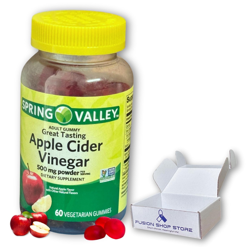 Apfelessig-Gummi- 500 mg 60 Ct (Pack mit 1)