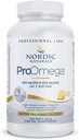 Nordic Naturals ProOmega, Lemon Flavor - 120 Soft Gels - 1280 mg Omega-3 - High Potency Fish Oil mit EPA & DHA - Fördert Gehirn, Auge, Herz & Immune Gesundheit - Non-GMO - 60 Servietten
