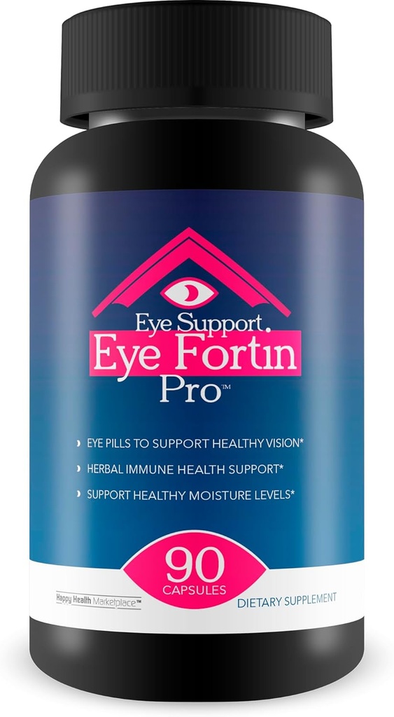 Eye Support Eye Fortin Pro - Unsere besten Augen Pillen für Vision - Augenpflege ergänzt Healthy Vision Supplement - Kräuter Vision Ergänzungen für Erwachsene - Pro Eyefortin Supplement Augenunterstützung Vitamine