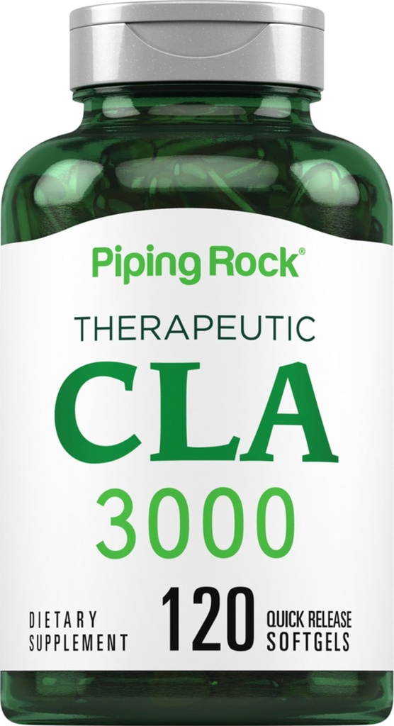 Piping Rock CLA Ergänzungen | 3000mg | Konjugierte Linolsäure | 120 Softgels | Non-GMO, Glutenfrei