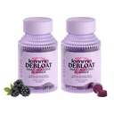 Lemme Debloat - Digestive & Gut Health Gummis mit 2 Klinisch untersuchten Probiotics & Prebiotic, Vegetarisch, Glutenfrei, Non GMO, BlackBerry Flavor (60 Count) (Pack von 2)