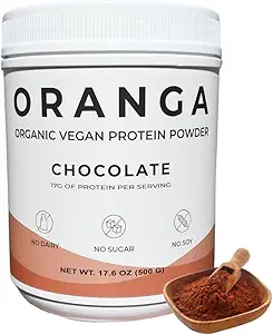 Organic Plant-Based - Reis, Pea, Kürbis Seed Protein Pulver - Schokolade - mit Verdauungsenzymen, keine Additive, Dairy-Free, Soja-Free, Keto-Friendly, Gluten-Free, Non-GMO - 17 Servierungen (442g)
