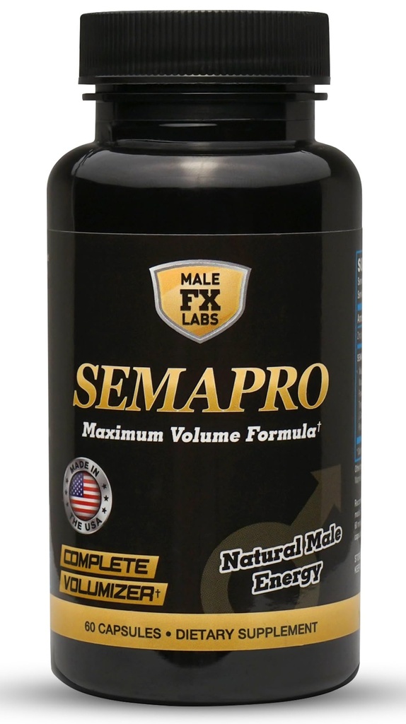 Extreme Semen Volumizer und Male Energy Formula - All Natural Endurance, Stamina & Semen Health - 60 caps (1 Monat Versorgung)