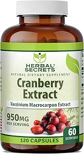 Kräutergeheimnisse Cranberry Extrakt 475 Mg 120 Kapseln