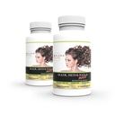Wellgenix Purvana Max Hair, Haut, & Nägel Vitamin Capsules, Double Strength Biotin 5000MCG, Fo-Ti Root, VIT A & B, Folsäure (2 Pack)
