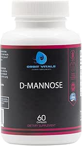 D-Mannose mit Cranberry, Dandelion & Hibiscus Extract - Aids in Bladder, Urinary Tract Support, Flush Verunreinigungen - Ultra Absorption Gluten Free & Non GMO | 60 Kapseln