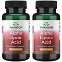 Swanson Alpha Lipoic Acid - Natürliche Ergänzung, die gesunde Blutdruckniveaus bereits innerhalb eines normalen Bereichs unterstützt - fördert Kohlenhydrat-Mebolismus - (60 Kapseln, je 600mg) (2 Packung)
